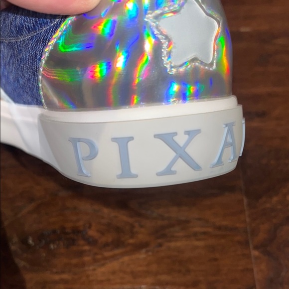 Holographic Disney Slip-On Shoes Like New Without Box - Picture 8 of 11